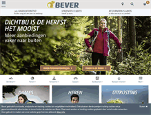 Tablet Screenshot of bever.nl